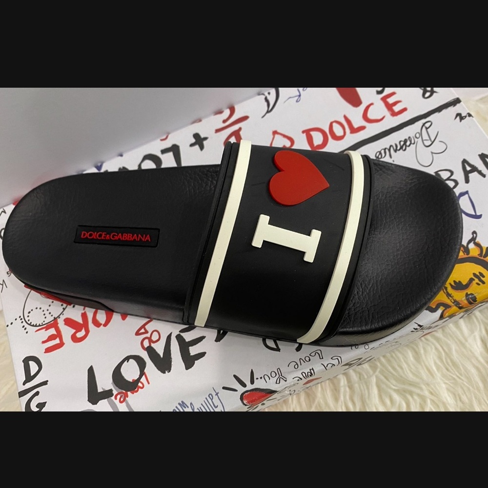 Authentic- New- Dolce & Gabbana Slides